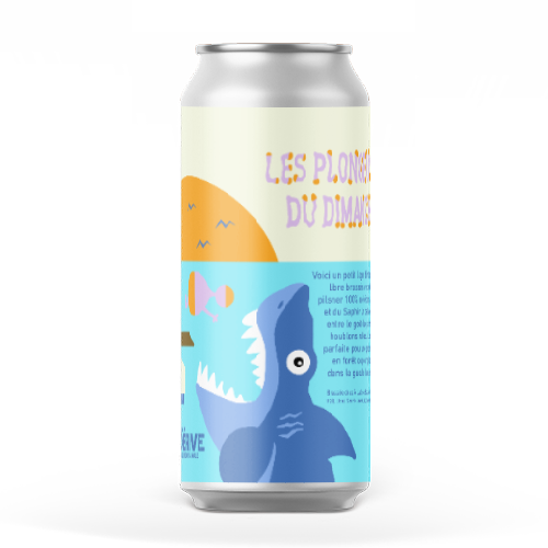 Les Plongeuses du Dimanche (5%) - 473 ml.